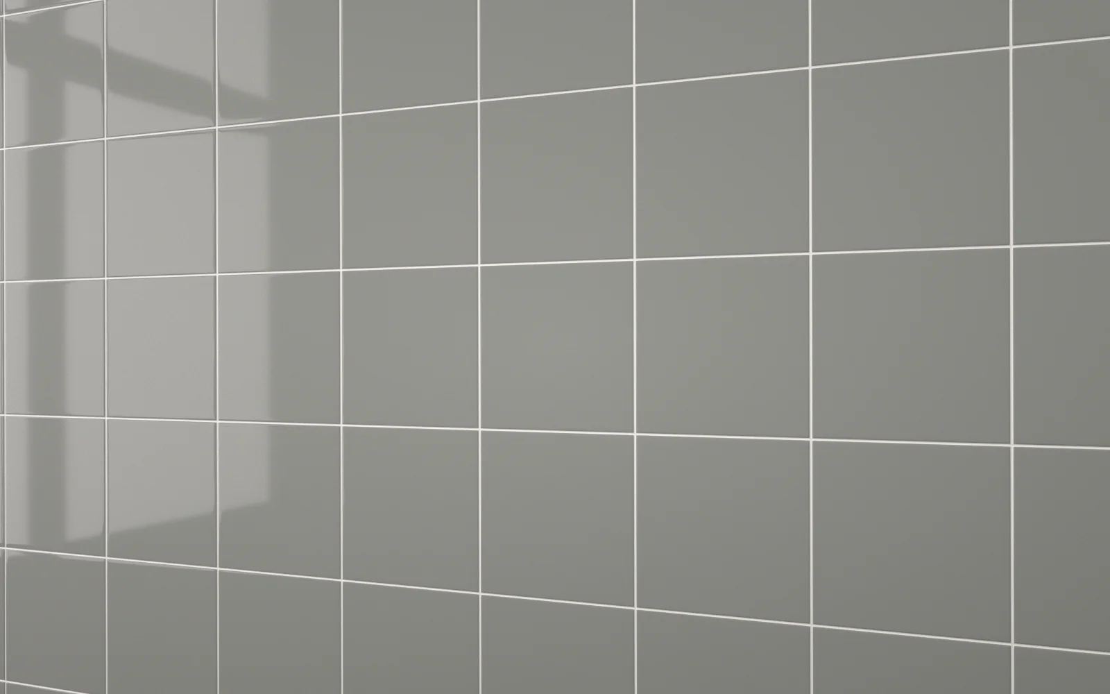Sample: Standard Tile Dark Grey With White Grout